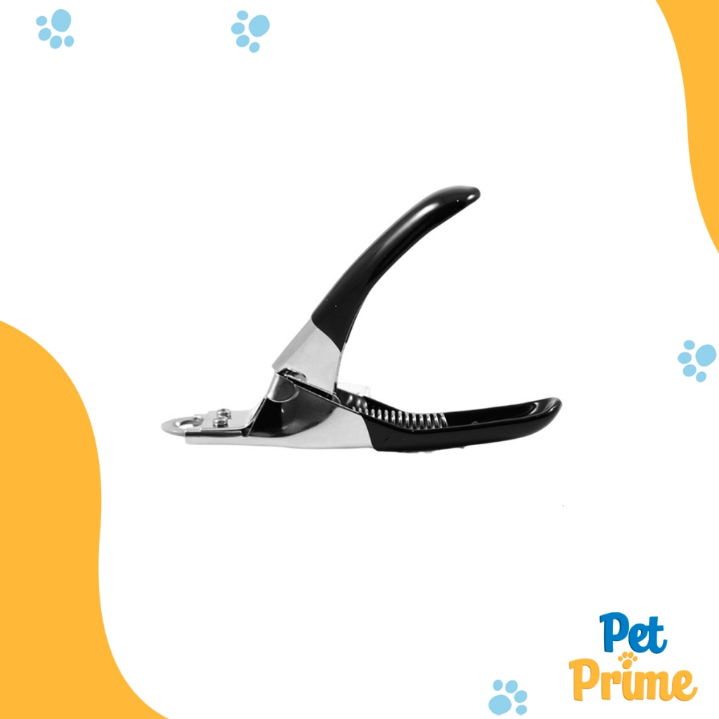 Alicate Unha Cachorro Gato Guilhotina Cabo Emborrachado 12 cm Aço Inoxidável Savana Pet