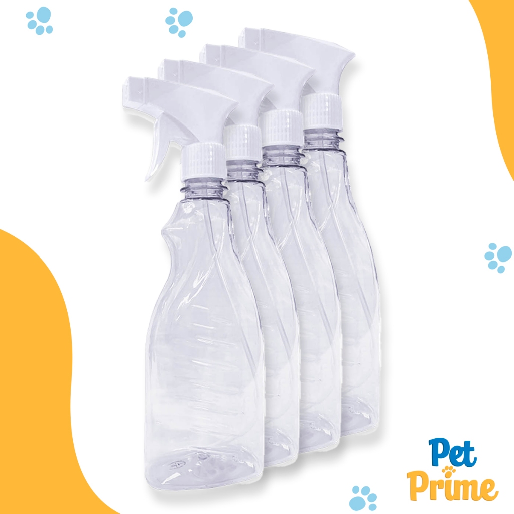 Borrifador Spray Plástico 500ml Kit 4un Cor Sortida Savana Pet