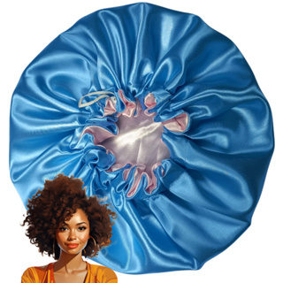 Kit 10 Toca Touca EXTRA GRANDE de cetim antifrizz com regulagem. em Oferta na Shopee