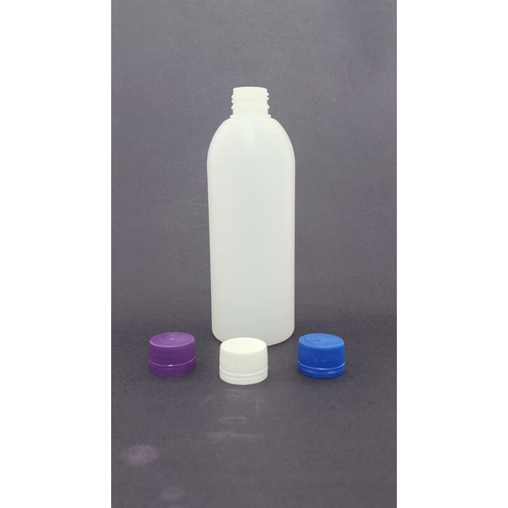 20 Frascos Pet plástico C/ tampa - 500ML - Mencionar no chat a cor da tampa