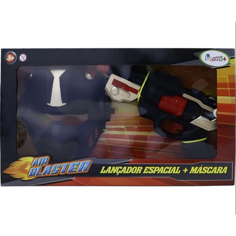 Brinquedo Lançador Espacial + Máscara Air Blaster - Brink +