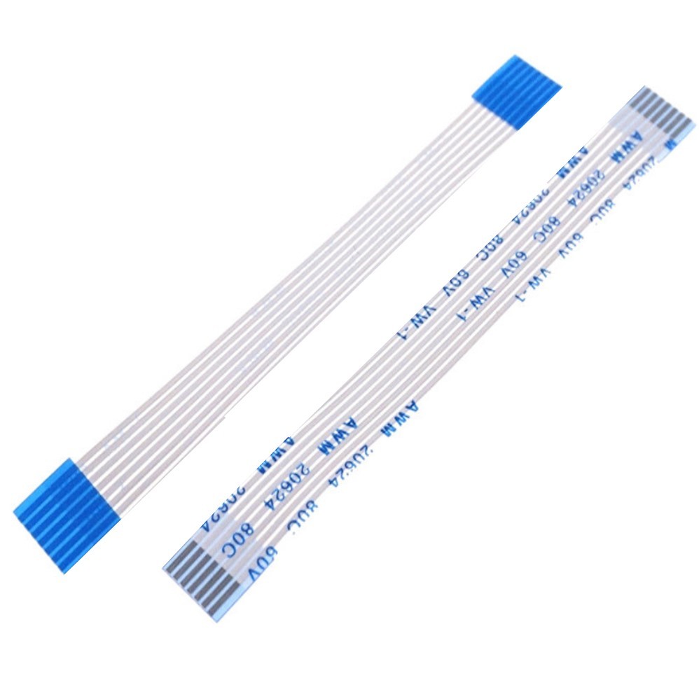 1 Cabo Flat 7 Vias X 10cm Compatível  Para Teclado Yamaha  Psr 550b