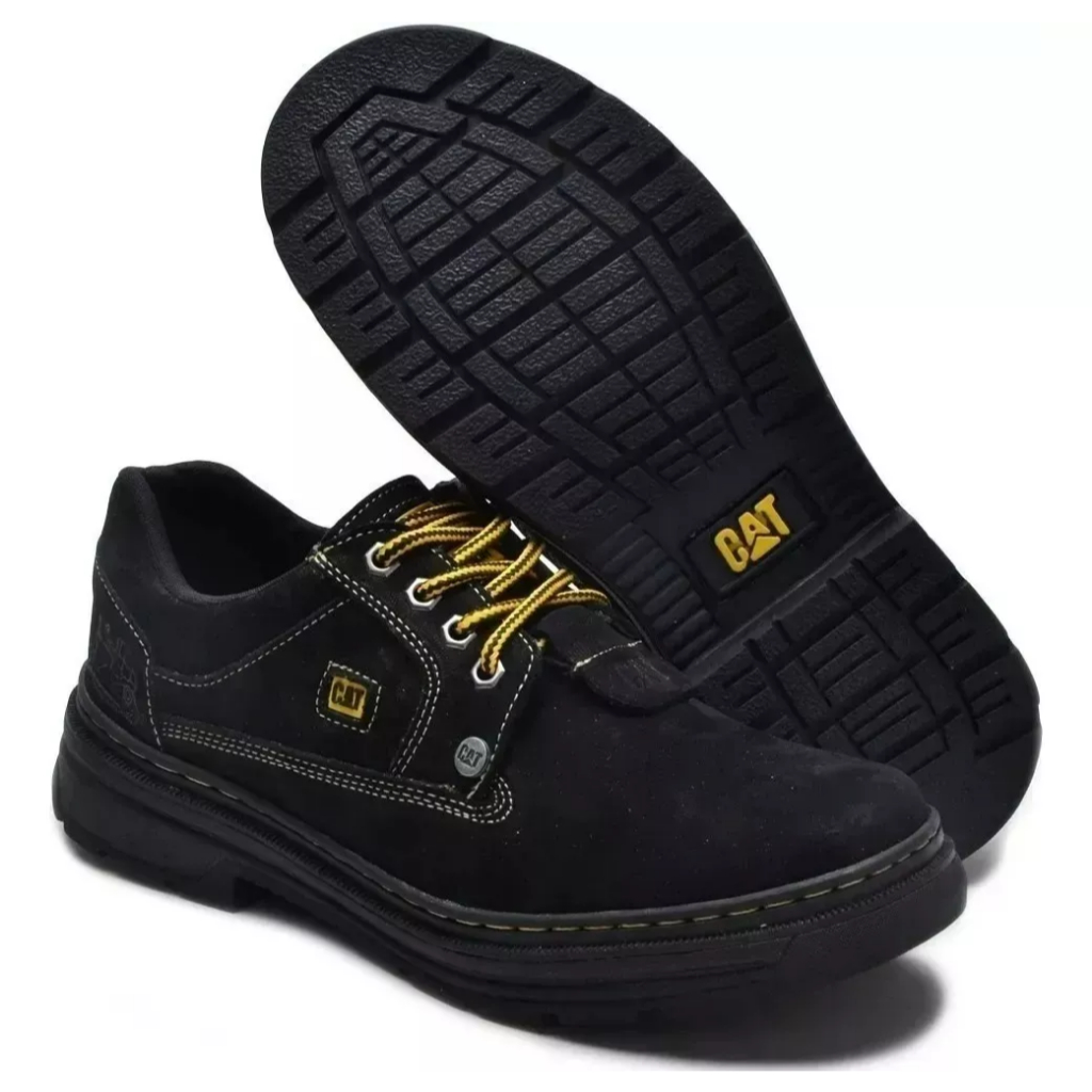 Sapato Bota Caterpillar Coturno Adventure Em Couro Lançamento