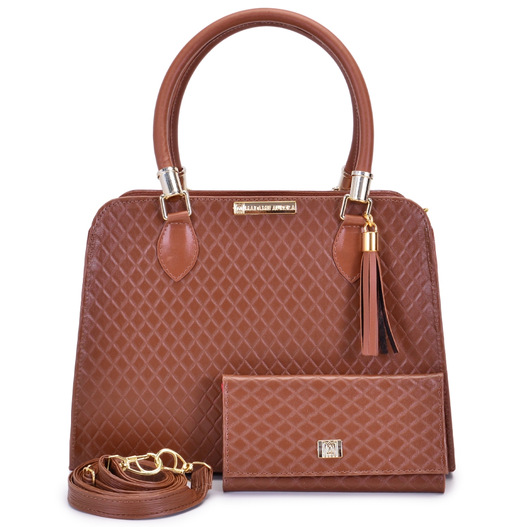 Bolsa Feminina Pasta Casual Tote Pasta De Ombro e Transversal + Carteira Feminina em Oferta na Shopee