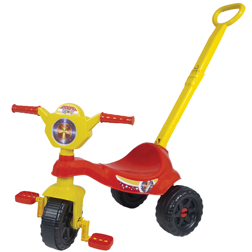 Motoca Menina Princesa Maravilha - Suporta 25kg - 2 a 5 anos - Haste de Empurrar, Pedal - Inmetro em Oferta na Shopee
