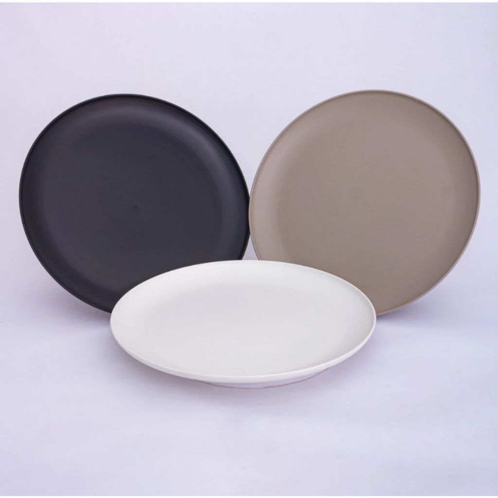 4 Pratos Resistentes Empilhável Reutilizável Plástico Fácil Limpeza em Oferta na Shopee