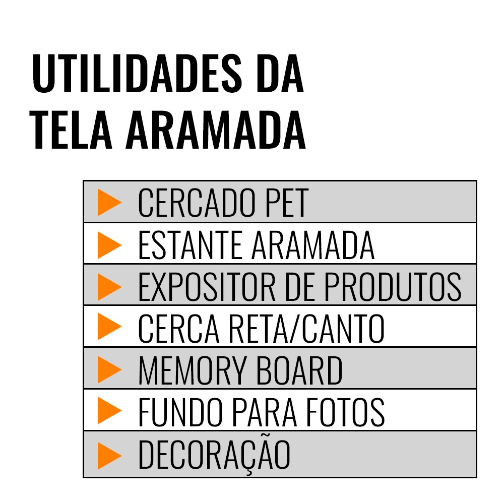 Tela Aramada 30x30cm Malha Fina Estreita para Cercado Pet Estante Tela Multiuso - Porquinho da Índia Coelho Cachorro