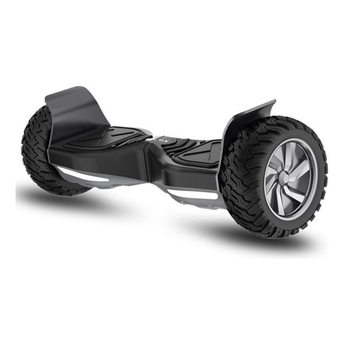 Hoverboard Skate Elétrico Original 8.5 Offroad Led Bluetooth Preto
