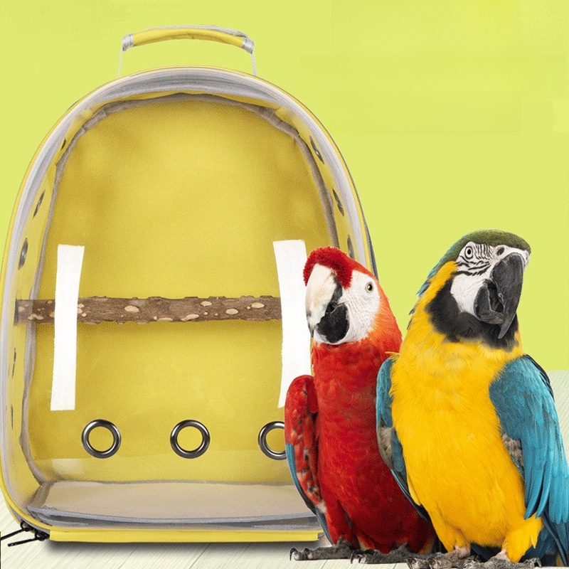 Mochila Bolsa Transporte para Pássaros com Poleiro Calopsita Ave Papagaio 024-175 em Oferta na Shopee