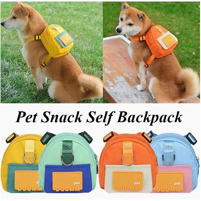 Mochila Pet Para Cachorro Cães Gatos Coleira Peitoral Com Guia Mini Saco De Ombro Bolsa024...