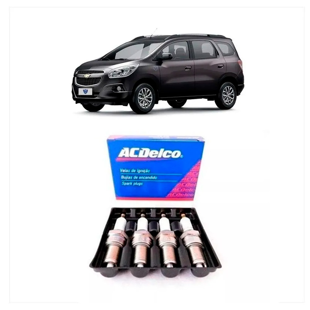 Jogo de Vela De Ignição 1.8 Acdelco 19347338 em Oferta na Shopee