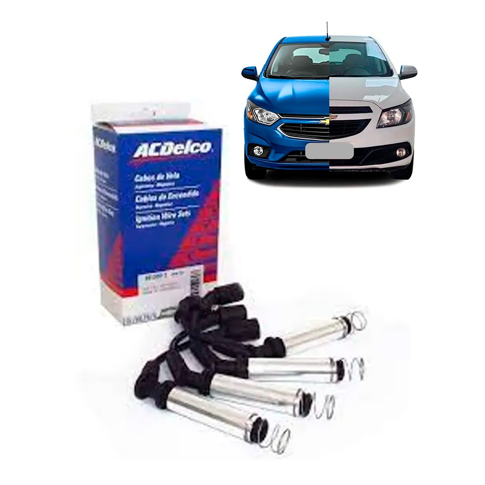 Jogo Cabos De Velas Spe/4 Flex Onix Prisma 1.0 1.4  98550813 Acdelco