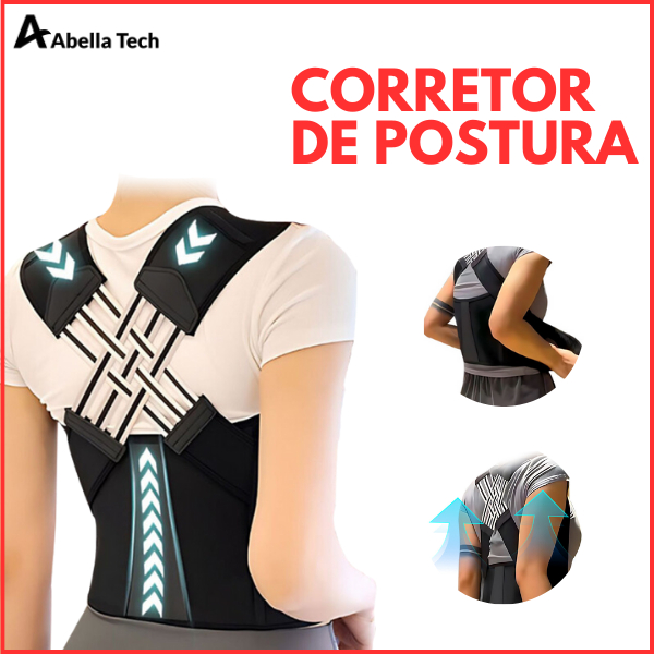 Kit 1-4 Corretor de Postura Colete Cervical Cinta Alinha Coluna Unissex Tamanho único