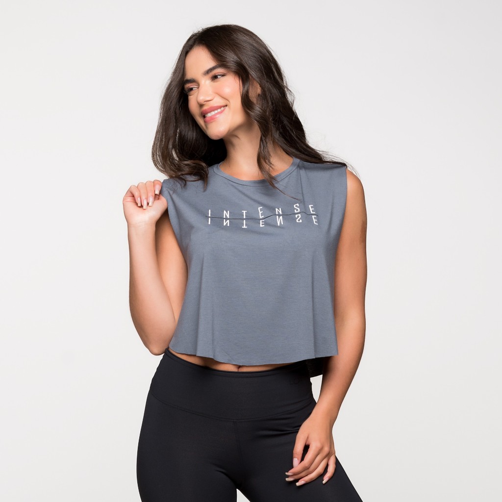 Cropped Cinza Regata: Onde Comprar | BuscaProdutos