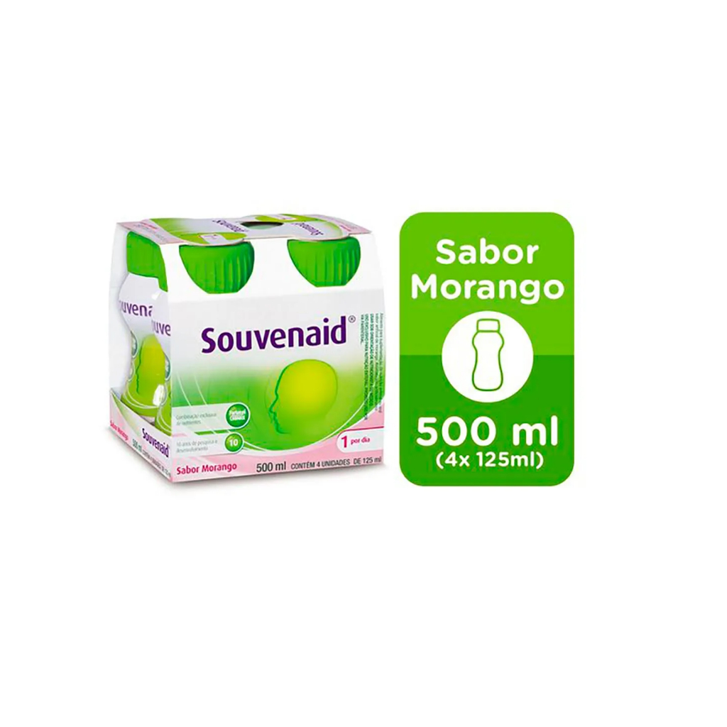Souvenaid Morango (4 Unidades De 125 Ml) - Danone em Oferta na Shopee