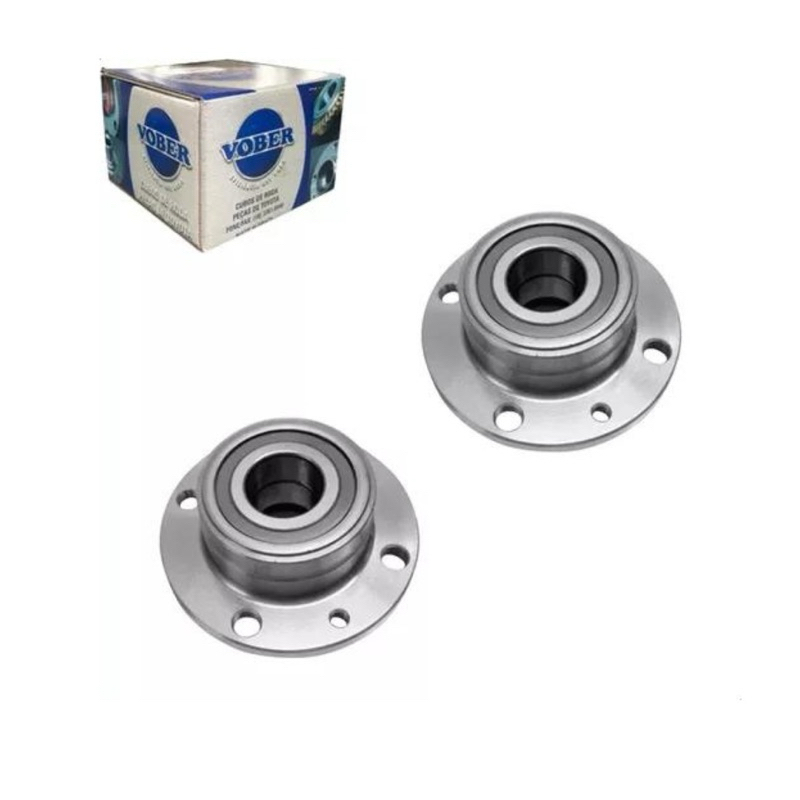 Par Cubo Roda Fiat Palio 96 até 2010 Traseiro C/ rolamento 46453887