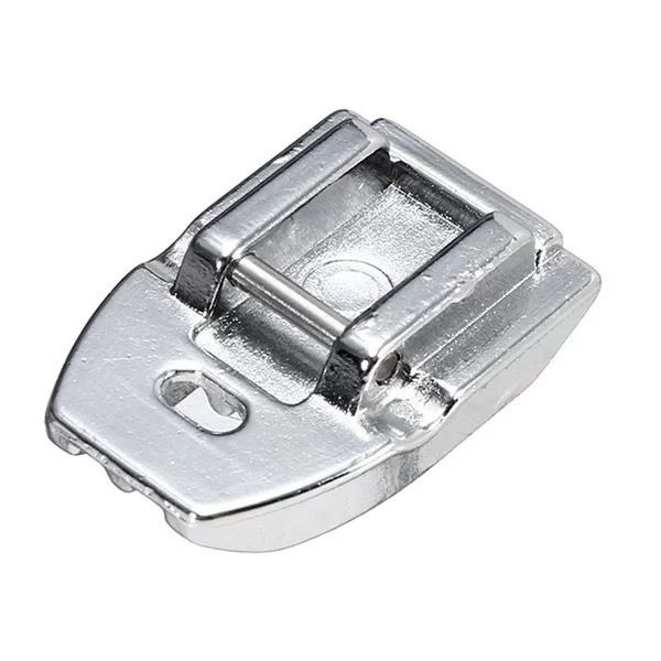 Calcador sapatilha sapata de metal para colocar de zíper invisível