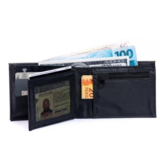 Carteira Masculina Preta, Porta CNH e RG, Com 6 Porta Cartão. Envio Imediato. em Oferta na Shopee