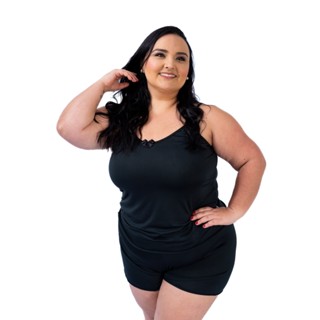 Baby Doll  Plus Size Short Doll Conjunto Pijama Feminino Roupa De Dormir