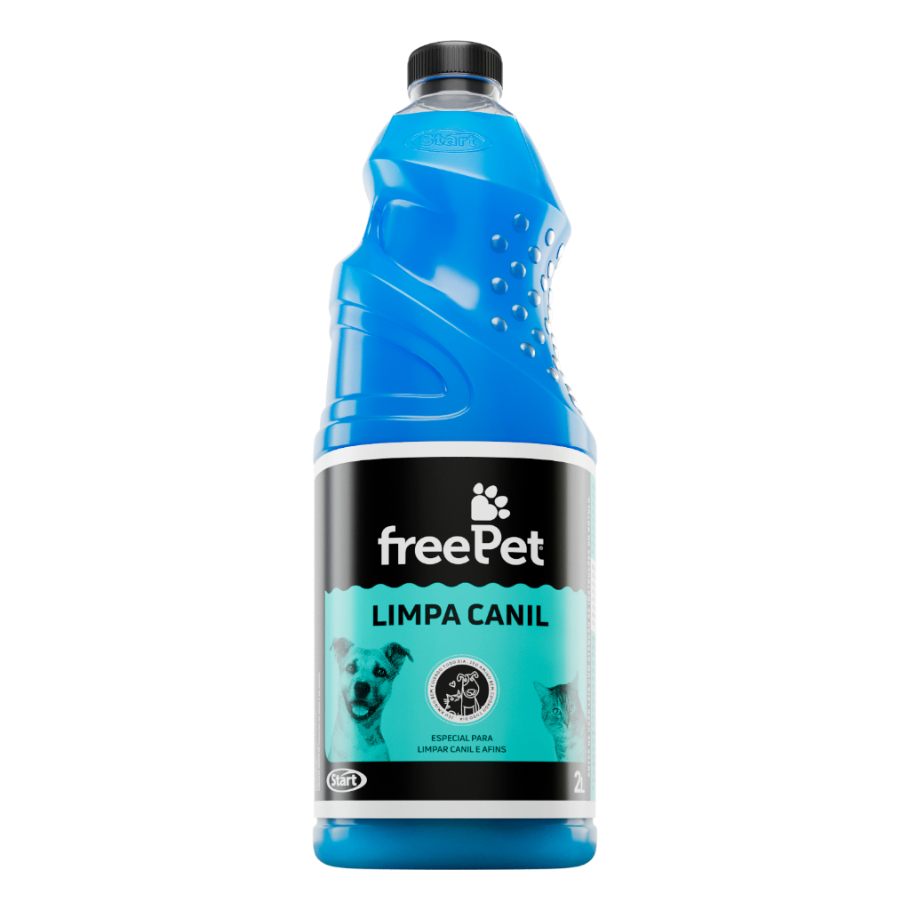 Limpa Canil FreePet Gel Concentrado 2L - Tira Cheiro De Xixi Urina Cão Gato - Rende até 40L em Oferta na Shopee