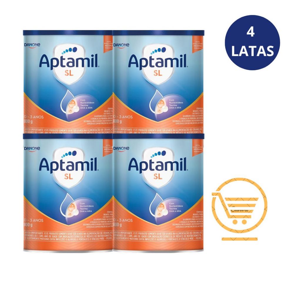 Aptamil SL 800g - Kit 4 latas