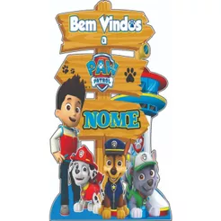 Display Placa Patrulha Canina