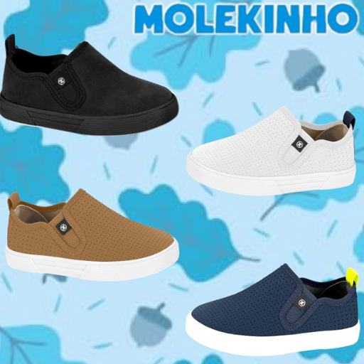 Tênis Infantil Menino Molekinho Calce Fácil Casual 2136.161