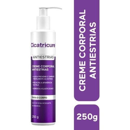 Creme Corporal Antiestrias Cicatricure 250g em Oferta na Shopee