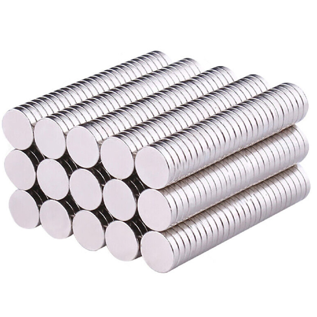 Ímã de neodímio 6x1 6x1,5 6x2 6x3 6x5 mm 100 peças super ímas potente disco envio imediato
