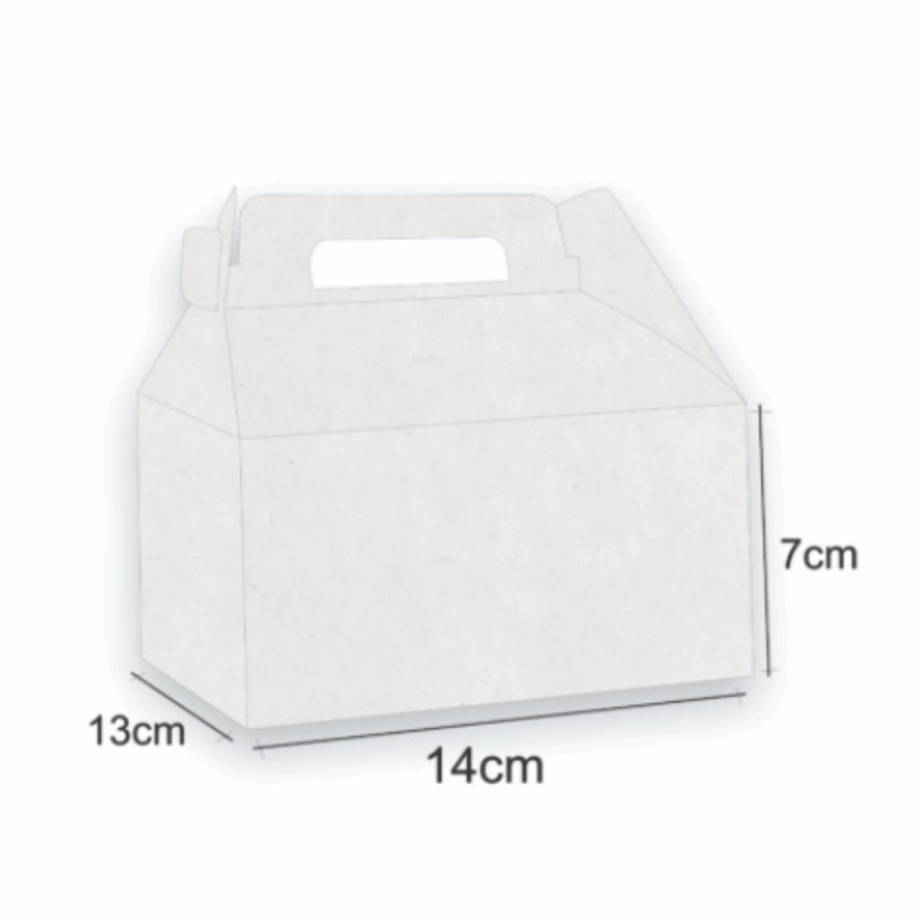 Caixa Embalagem Maleta 25 und. (14x13x7) - Branca