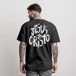 Camiseta T-Shirt Street Wear JESUS CRISTO DIVERSE Camisa Masculina Manfinity 100% Algodão