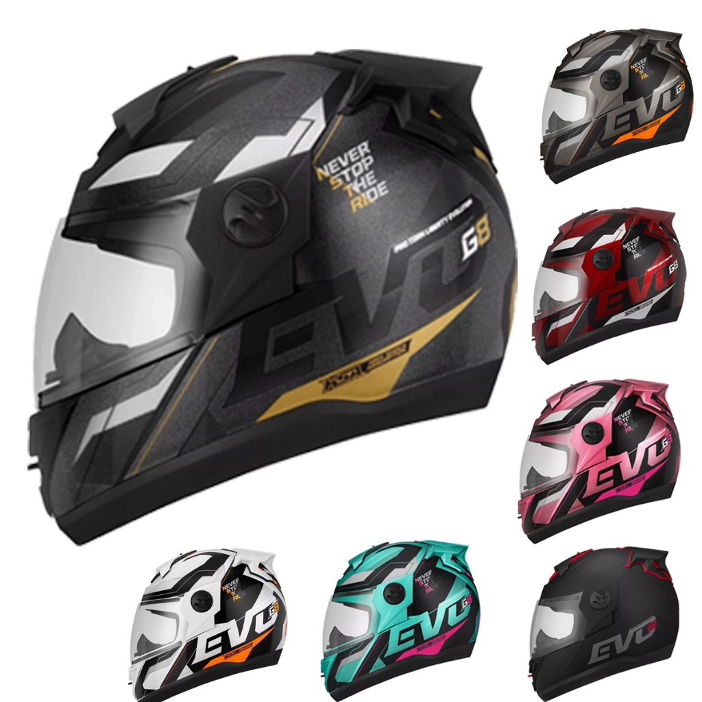 Capacete Pro Tork Evoluiton G8 Evo Com Narigueira Masculino Fem em Oferta na Shopee