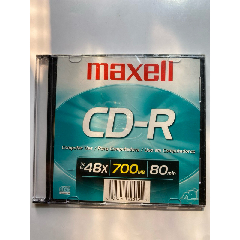 CD-R Maxell: 48x- 700Mb/ 80Min