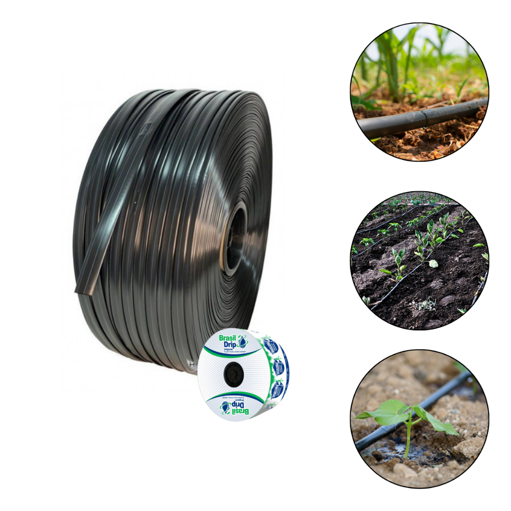 Fita Gotejadora Pantanal Irrigação 8MIL 30CM 2,0L/H 250M