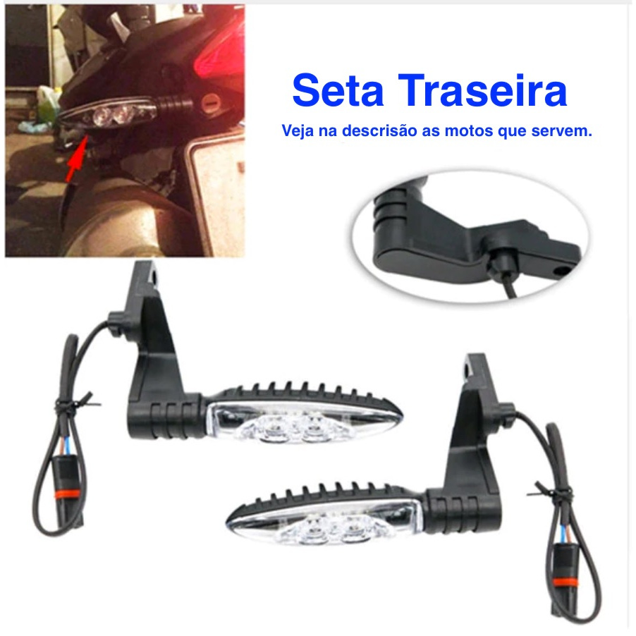 Seta Pisca Traseira Da Bmw F650 Gs1200 S1000rr (par)