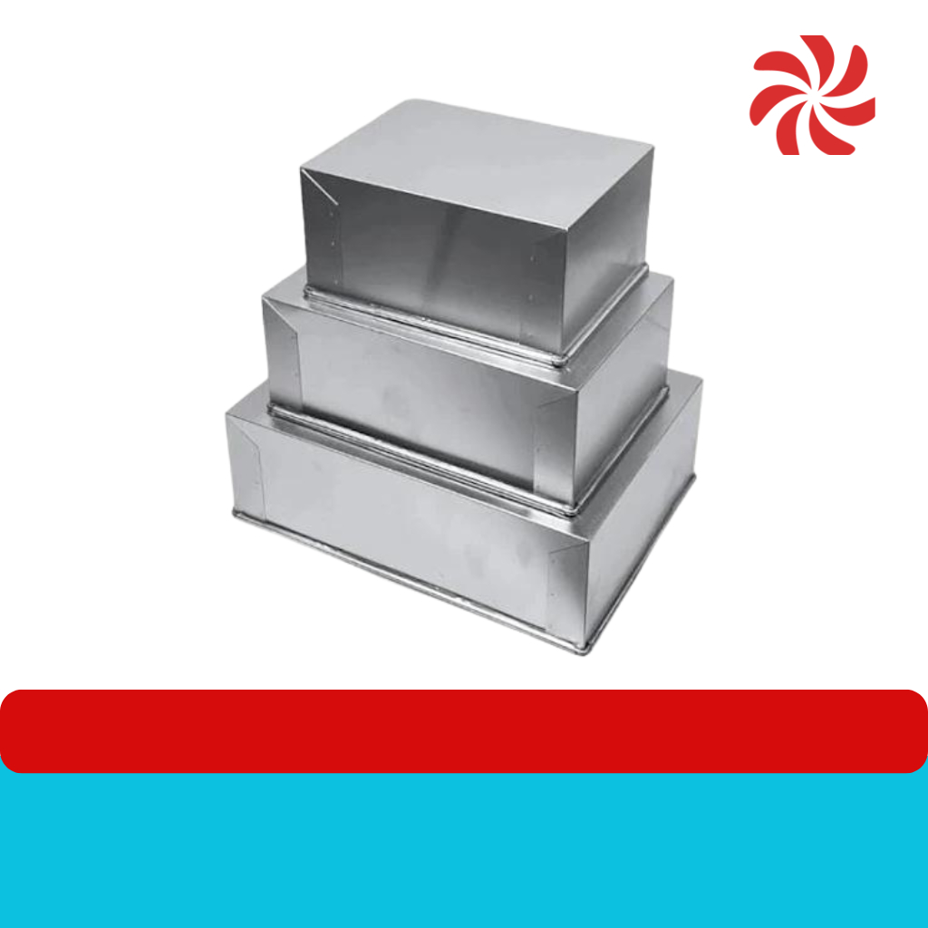 Kit C/3 Formas Retangulares 10 cm - 1 20x15x10, 1 25x17x10, 1 30x22x10