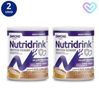 Kit 2x NutriDrink Protein Sênior - Café Com Leite 750g Danone em Oferta na Shopee