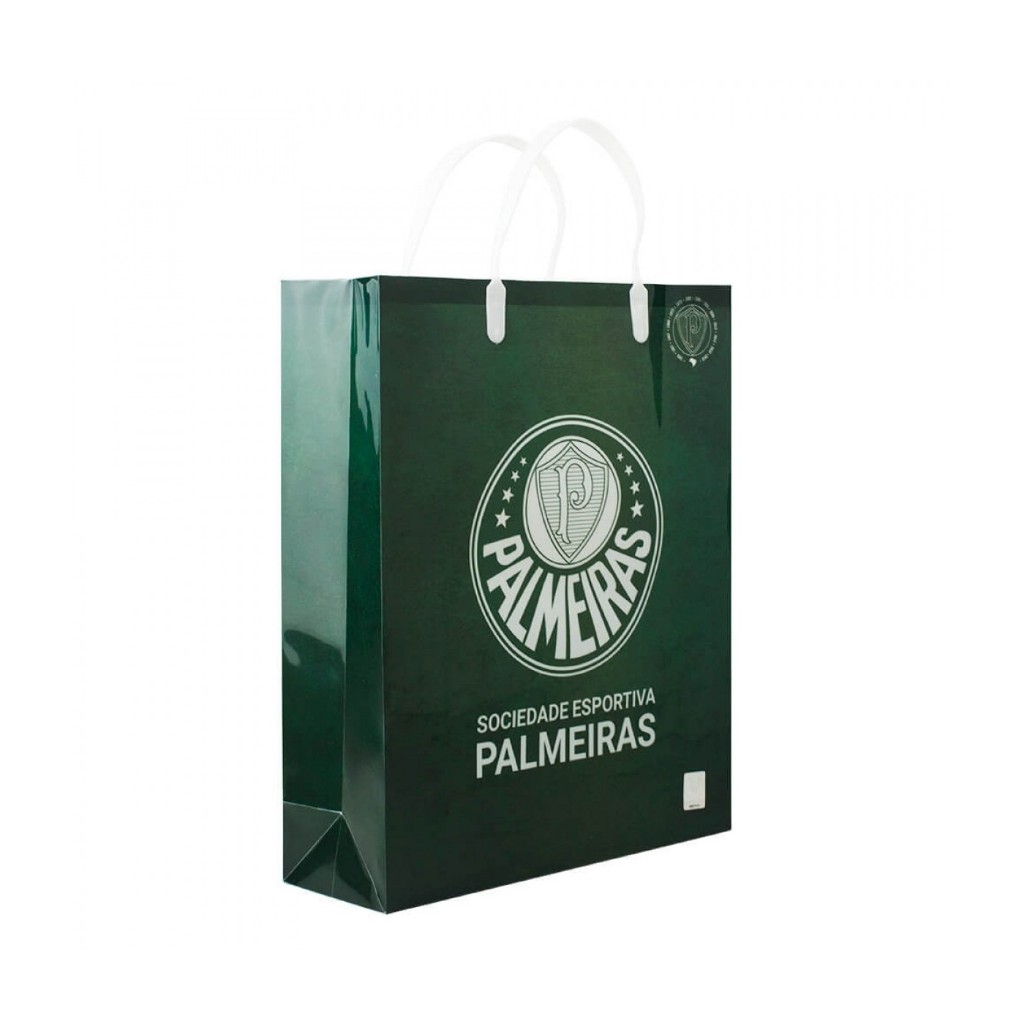 SACOLA PARA PRESENTES PALMEIRAS ORIGINAL 33x9x27 PROMOÇÃO em Oferta na Shopee