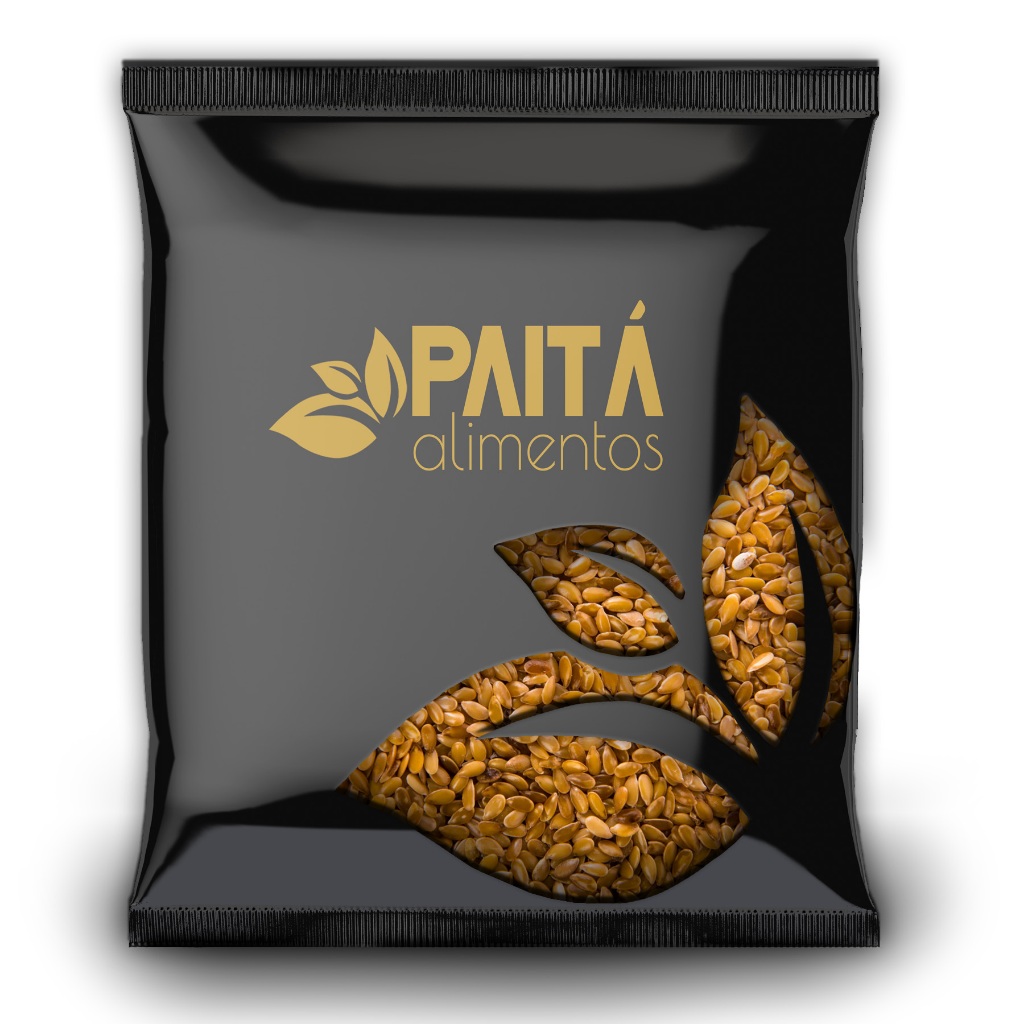 Semente de Linhaça Dourada | 1Kg - Paitá Alimentos