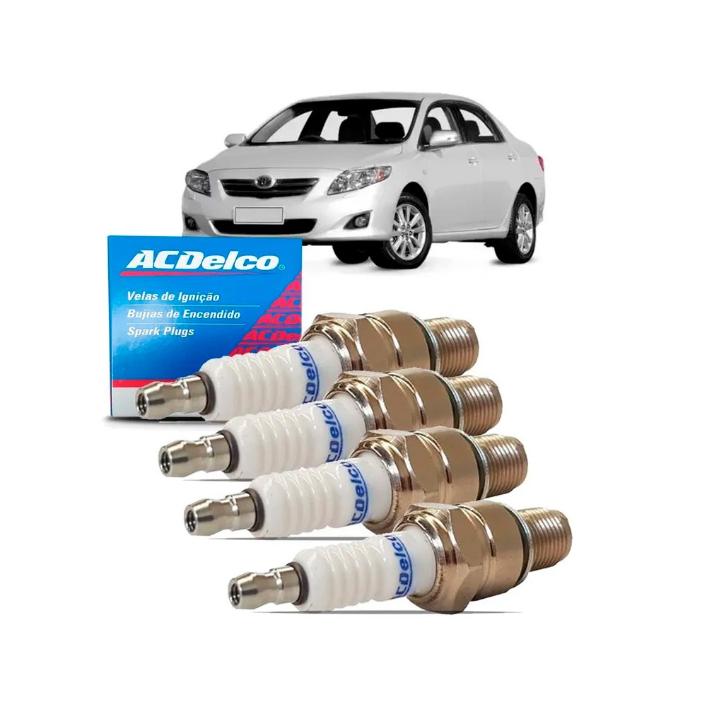 Jogo De Vela Ignição Corolla 1.8 16v Flex JG19347318 Acdelco em Oferta na Shopee