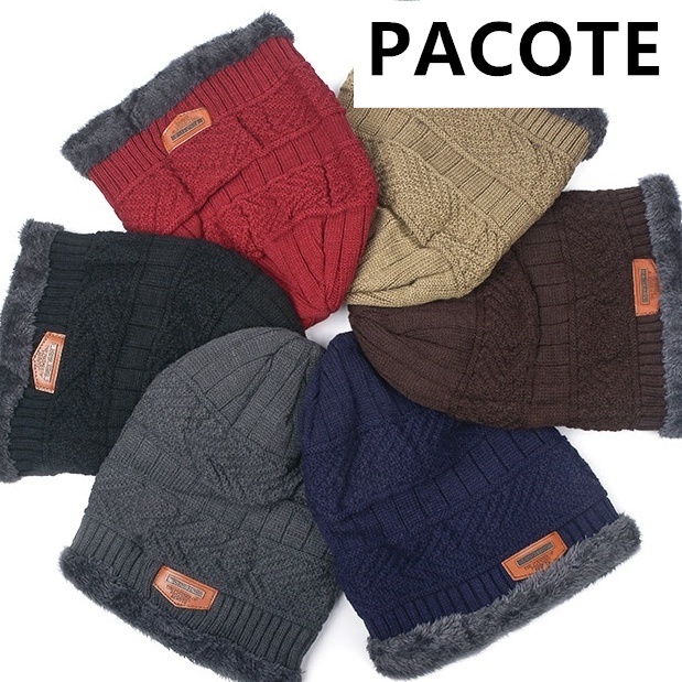 Kit 12 Toucas peludaLã Atacado Revenda Adulto Inverno Preta mania em Oferta na Shopee