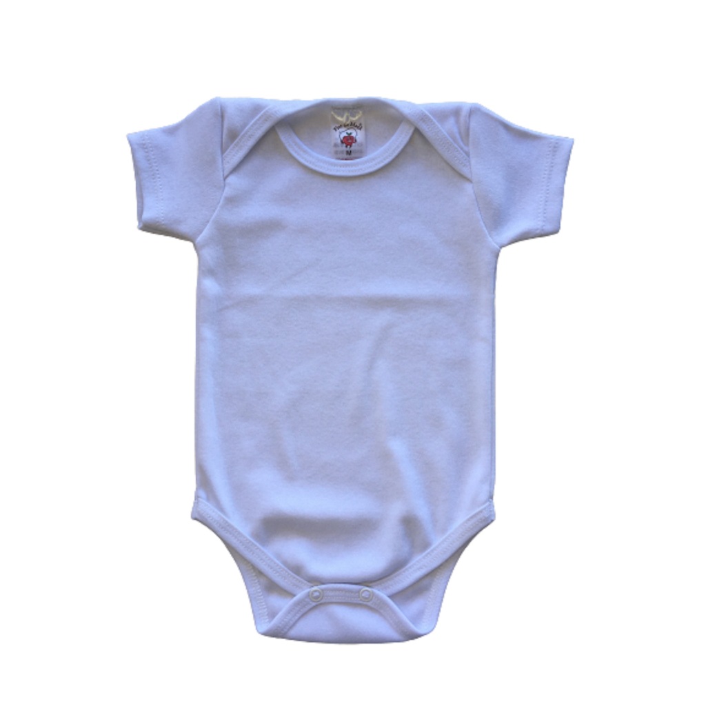 Body Bebê - Tamanho 1 E 2 - Suedine 100% Algodão - Infantil - Cores Variadas
