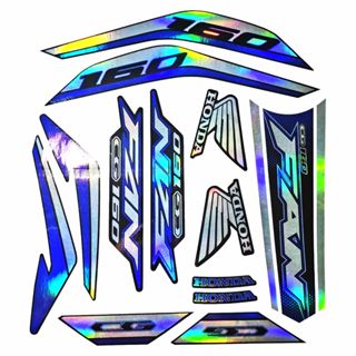 Adesivo Fan 160 Kit Holográfico Laminado 2022 a 24 Azul em Oferta na Shopee