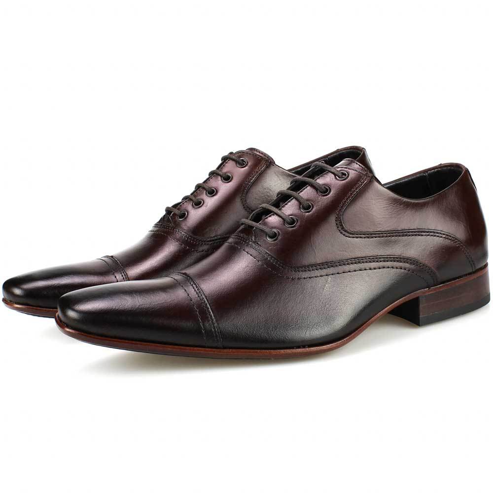 Sapato Social Masculino Derby de Couro Elegante da Wayboots