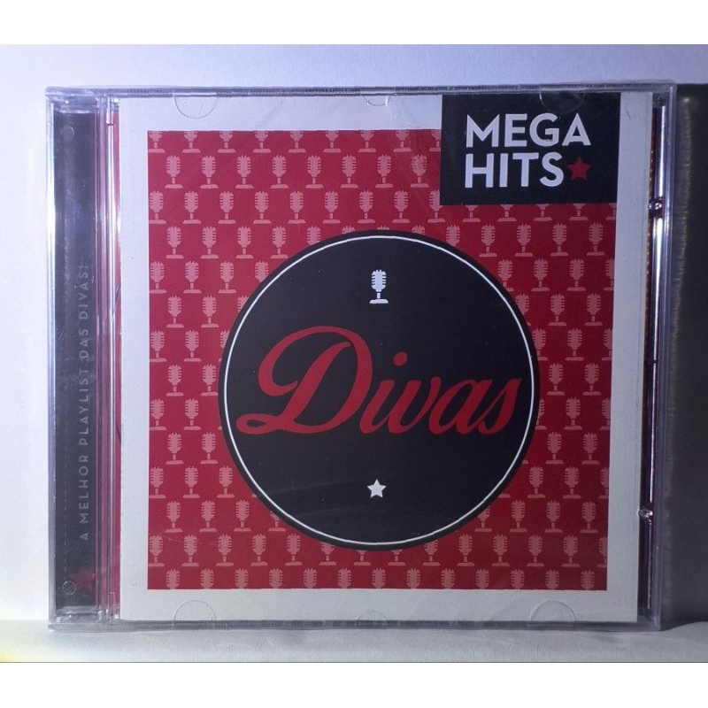 CD  - Divas - Mega Hits,  melhor playlist das Divas, original novo lacrado.
