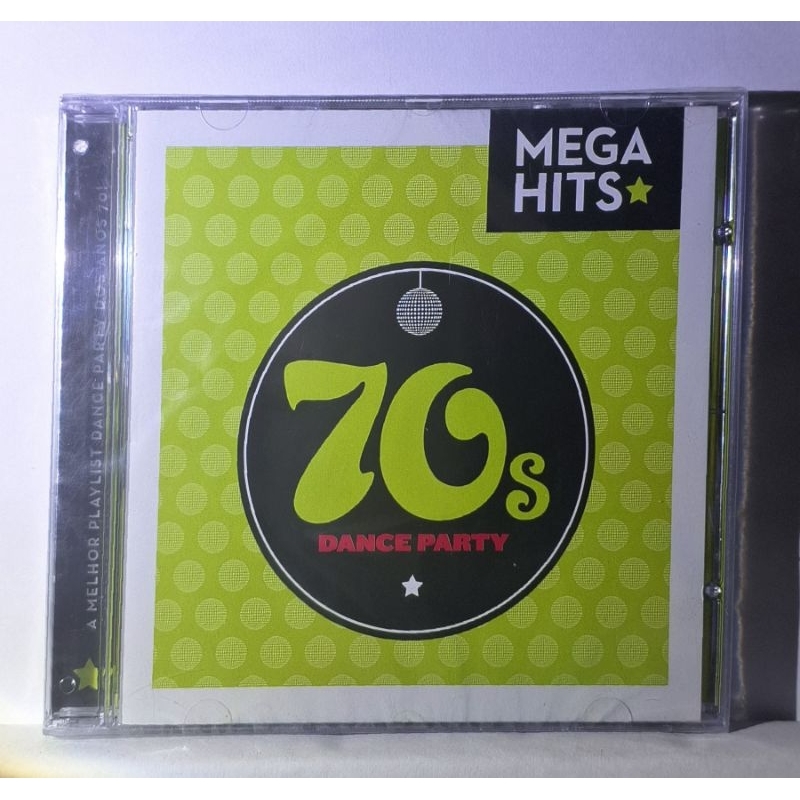 CD  - 70s Dance Party -Mega Hits,  a melhor playlist Dance Party dos anos 70, original novo lacrado.