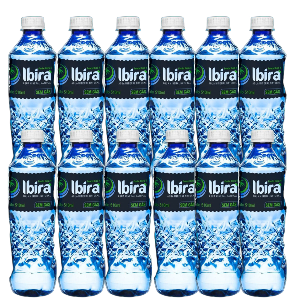 Água Mineral Ibirá 510ML Ph 10,16 S/Gás Fardo 12unidades