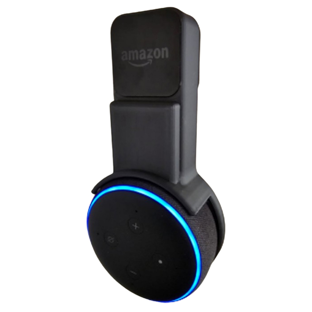 Suporte Alexa Compatível Eco Echo Dot 3 Tomada Parede Amazon