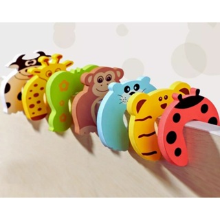 Parador De Porta Trava Segurança Aparador Prendedor Protetor Batente Divertido Bichinhos Divertido KIT 5 PEÇAS em Oferta na Shopee