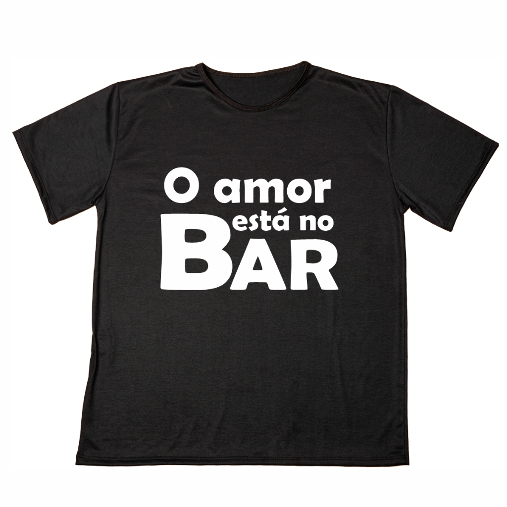 Blusa Camisa Personalizada Frase  Engraçada O Amor Está no Batl Unissex Estampada Adulto Infantil Ótimo Acabamento E Durabilidade Anti-pilling 100% Poliéster Promoção